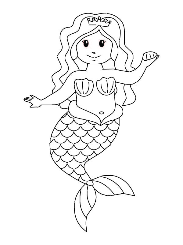 Mermaid with a Shell