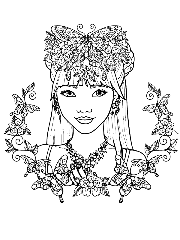 Mother Nature Coloring Page-11 Färbung Seite - Kostenlose Druckbare 