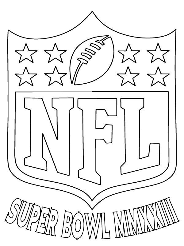 Nfl Super Bowl 2023 Coloring Page 