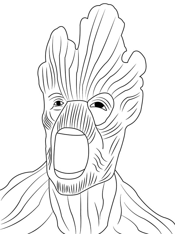 Old Groot Coloring Pages - Free Printable Coloring Pages For Kids