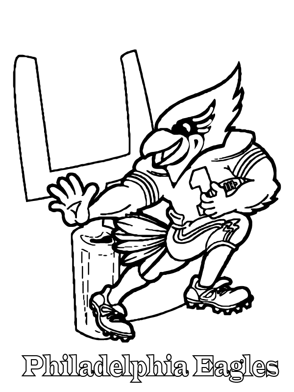 Swoop The Philadelphia Eagles Mascot Coloring Page Free Printable Swoop The Philadelphia Eagles Mascot Coloring Page Free Printable