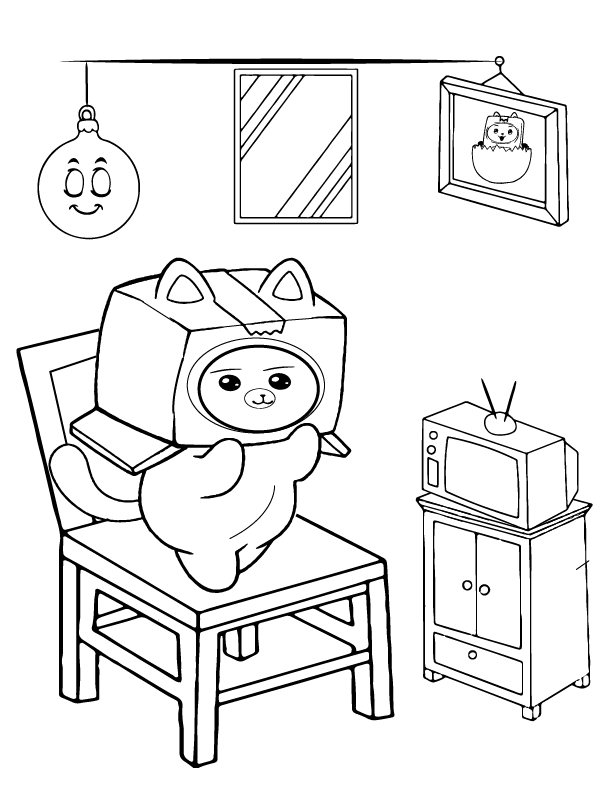 Foxy and Boxy of Lankybox Coloring Page - Free Printable Coloring Pages ...