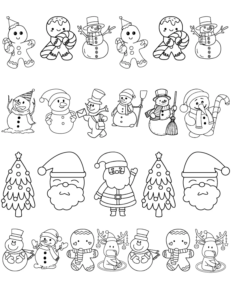 Preppy Christmas Coloring Pages Coloring Page preppy-christmas-coloring-pages-coloring-page
