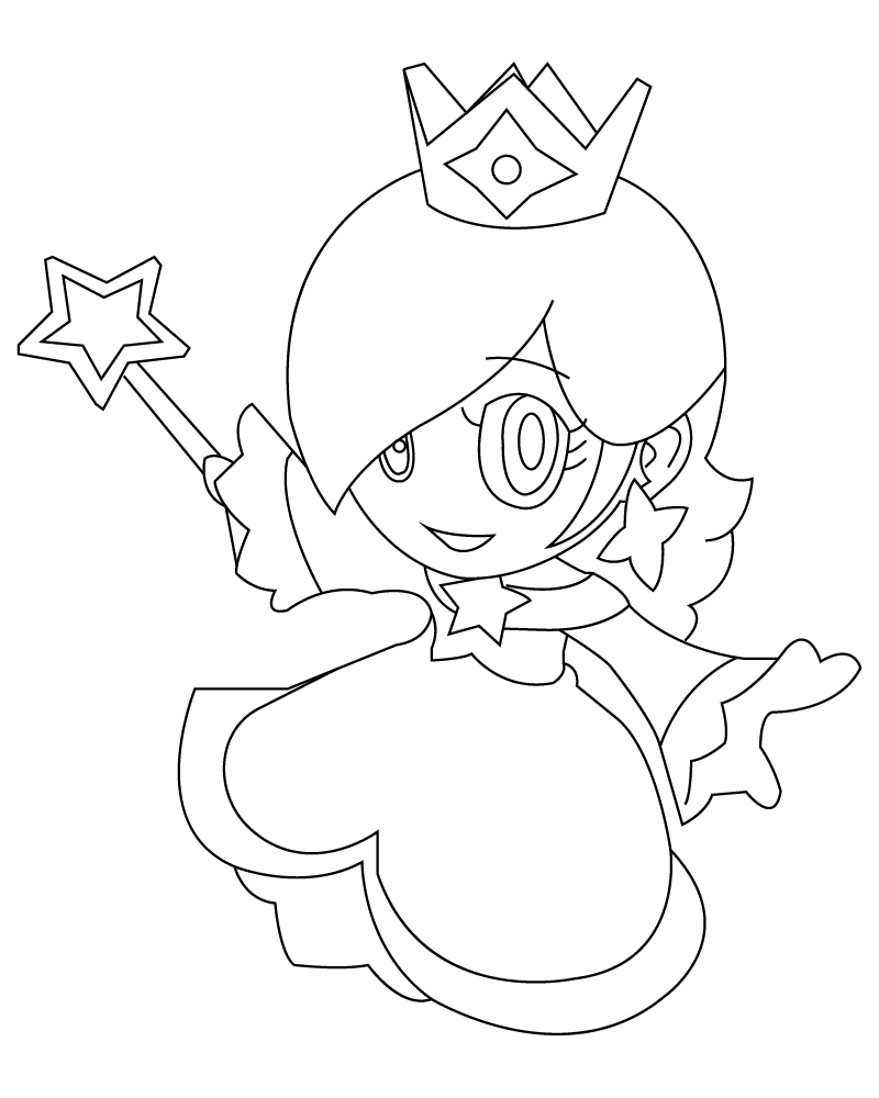 Rosalina Coloring Pages Coloring Page