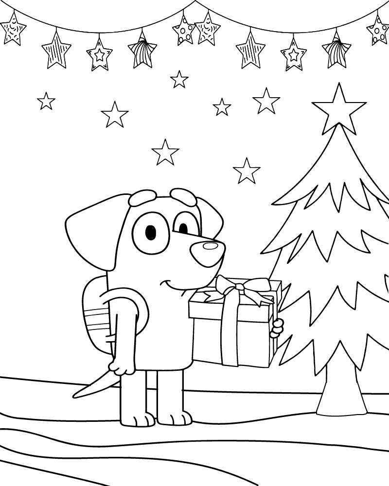 Bluey Christmas Coloring Pages Coloring Page enjoy-your-winter-break-lebanon-special-school-district