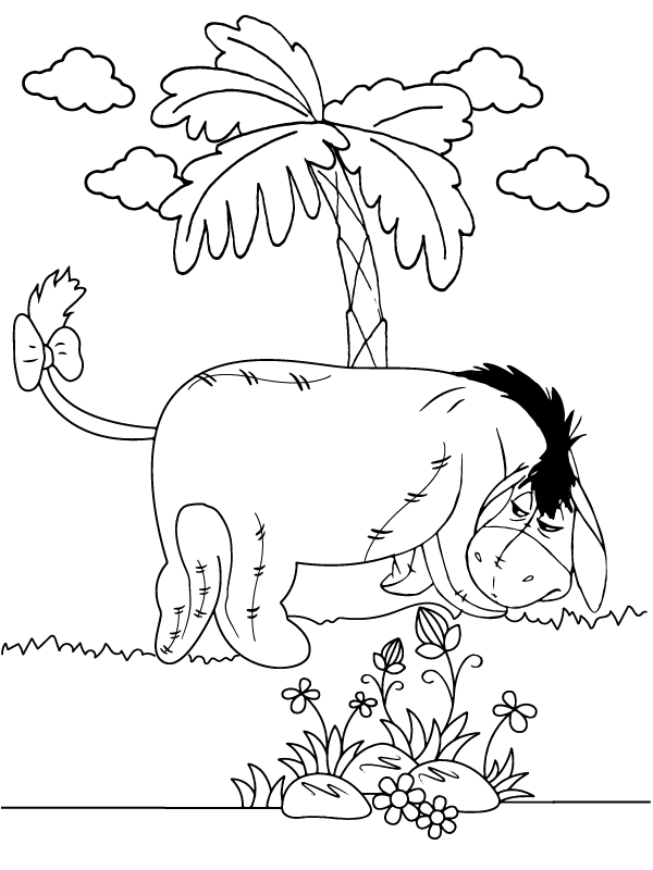 Eeyore Coloring Pages - Free Printable Coloring Pages for Kids