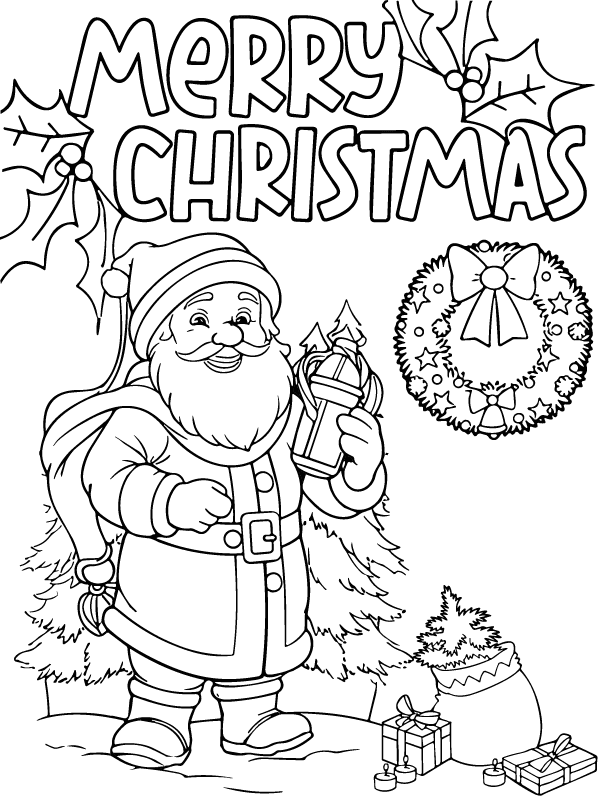 Relaxing Christmas Coloring Pages for Adults Print and Enjoy