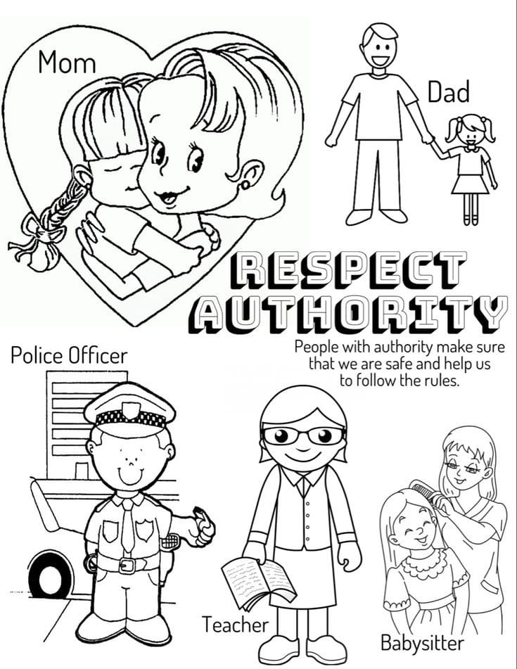 Respect Our Differences Coloring Page Free Printable Coloring Pages