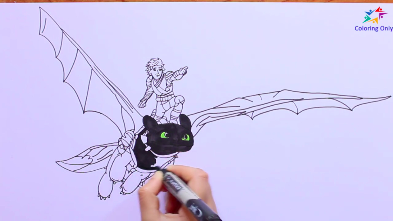 How To Draw Toothless From How To Train Your Dragon A Step by Step Guide