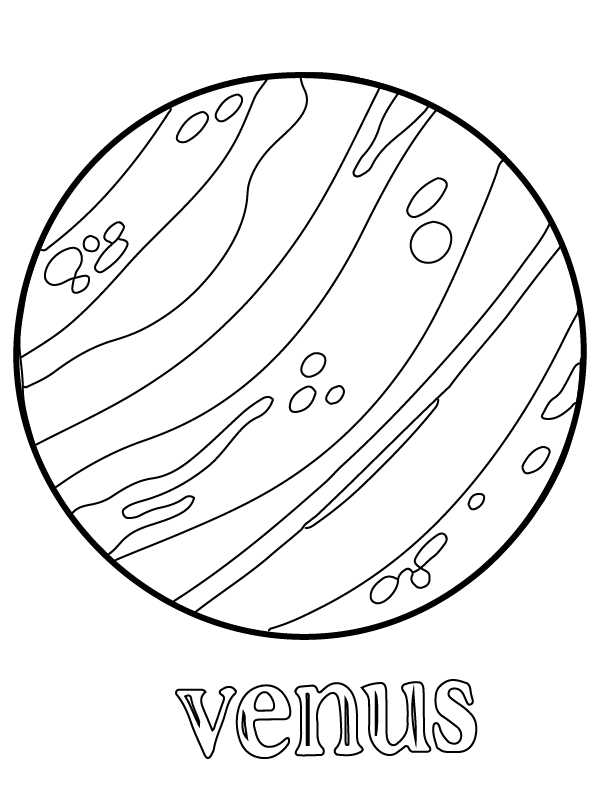 Free Coloring Pages Planets Venus Planet Coloring Pages At | My XXX Hot ...