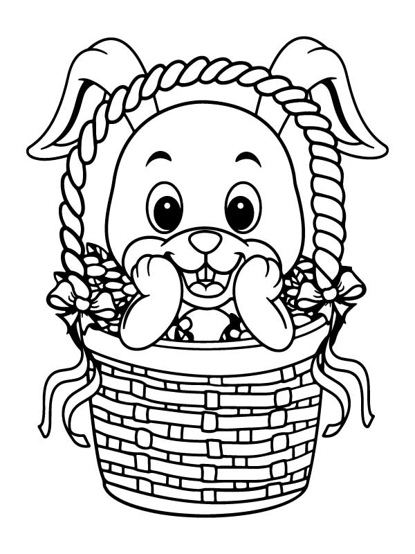 Easter Bunny (Easter Rabbit) Coloring Pages - Free Printable Coloring