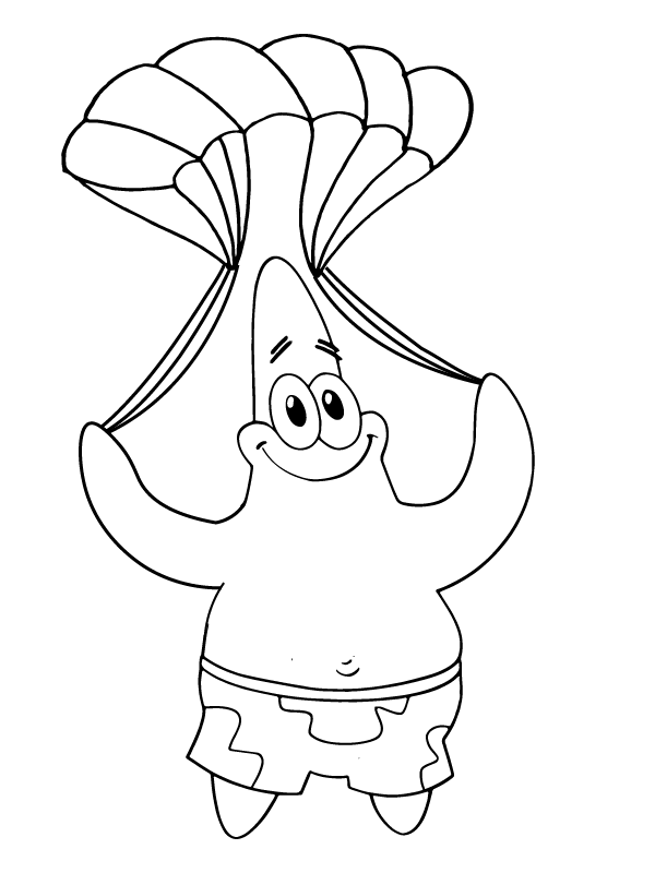 Patrick Star Coloring Pages - Free Printable Coloring Pages for Kids