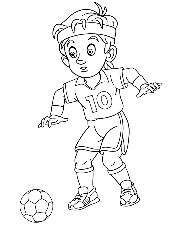 Ice Hockey Athlete Coloring Page - Free Printable Coloring Pages for Kids