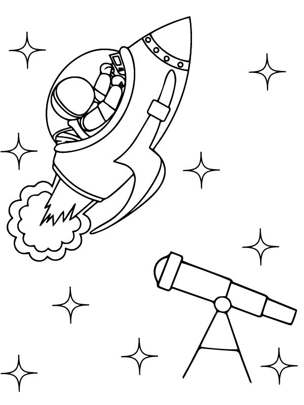 Nasa Space Shuttle Coloring Pages