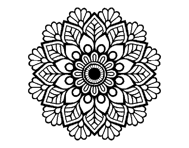 mandala coloring pages and free