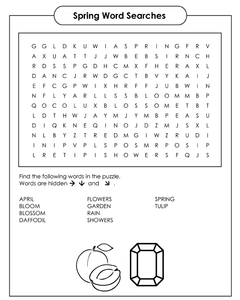 Spring Word Searches For Everybody