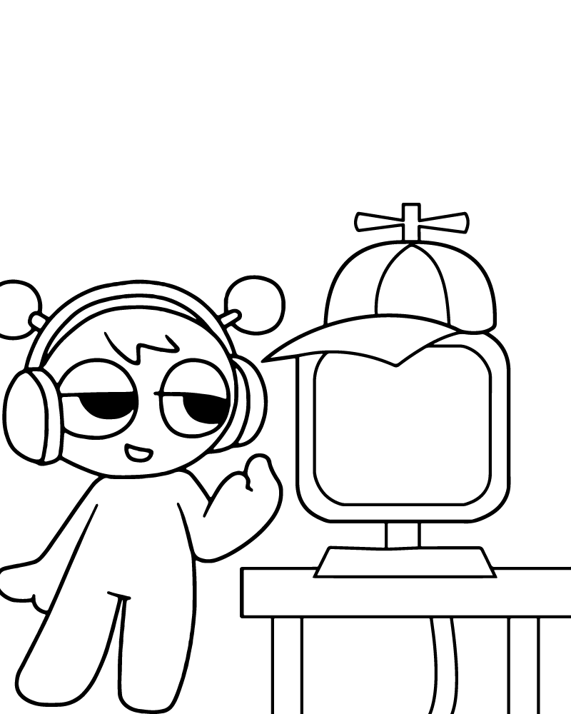 Sprunki Coloring Pages Coloring Page
