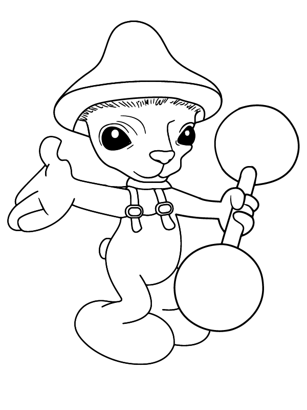 Strong Smurf Cat Coloring Page Free Printable Coloring Pages for Kids