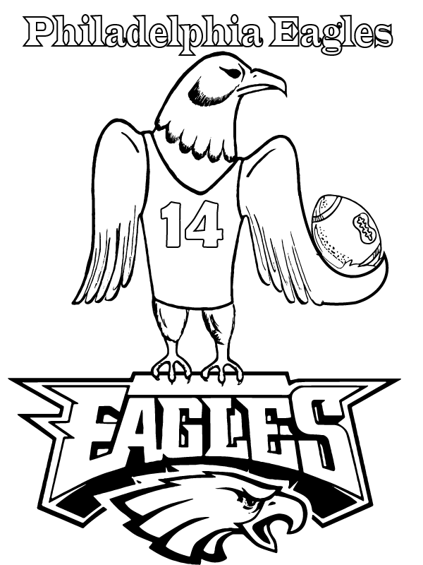 Philadelphia Eagles Coloring Pages - Free Printable Coloring Pages for Kids