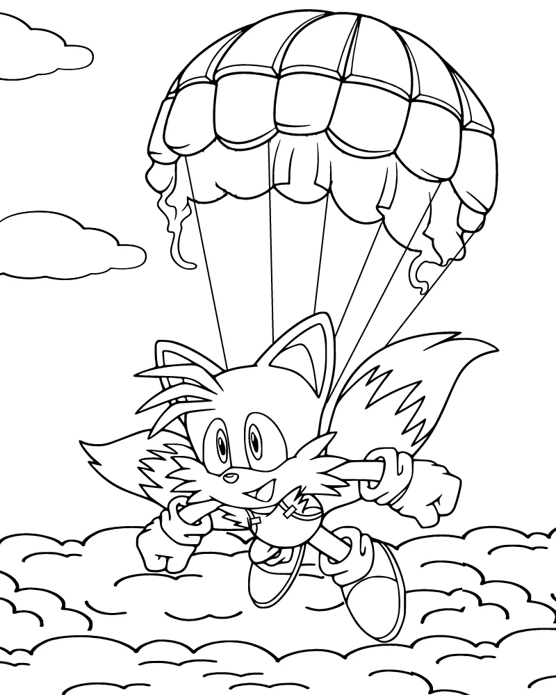 Baby Tails Coloring Page