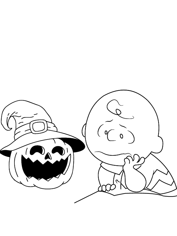 Charlie Brown Halloween Coloring Pages - Free Printable Coloring Pages ...