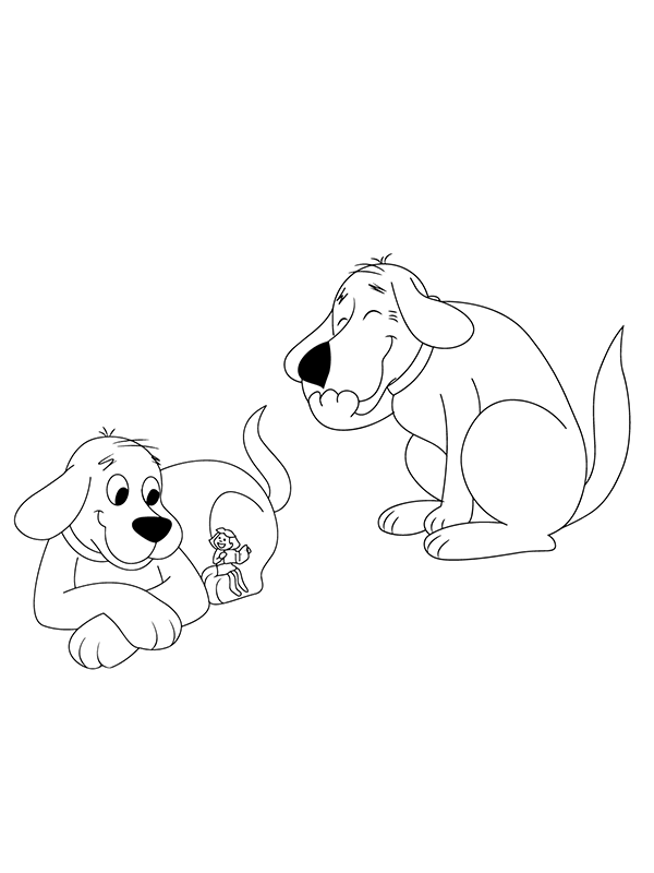 Clifford Coloring Page - Free Printable Coloring Pages for Kids