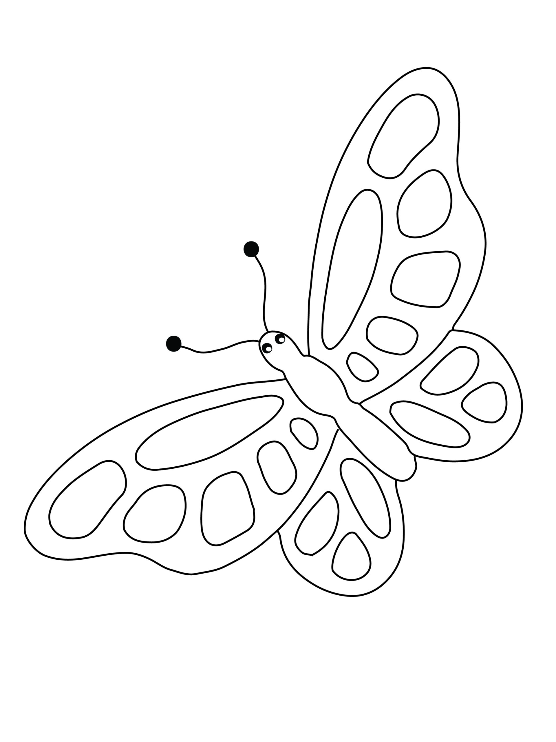 Good butterfly Coloring Page - Free Printable Coloring Pages for Kids