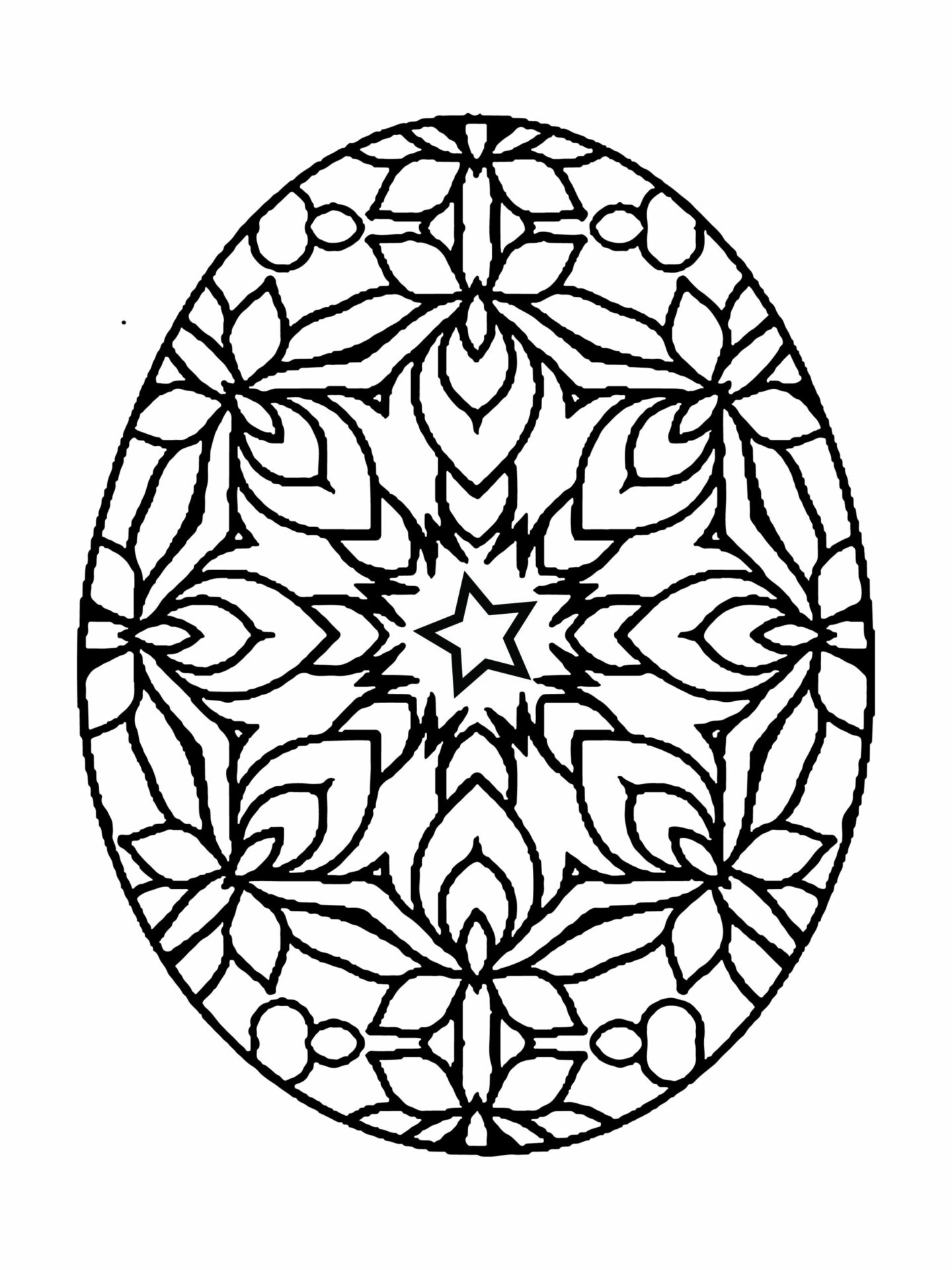 Easter holiday Coloring Page - Free Printable Coloring Pages for Kids