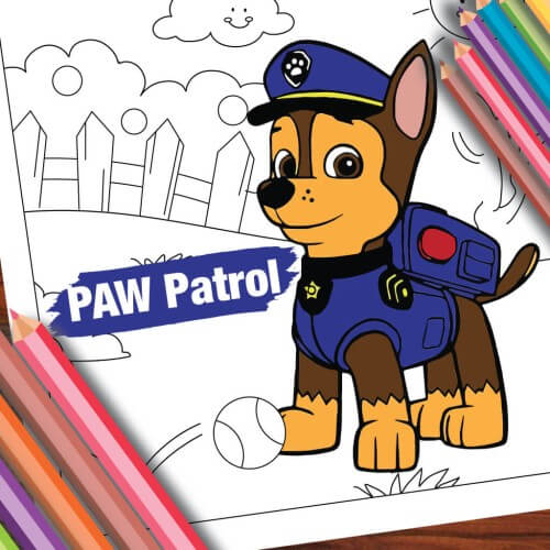 v05-paw-patrol Färbung Seite - Kostenlose druckbare Malvorlagen für Kinder