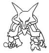 Alakazam Coloring Pages