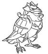 Corviknight Coloring Pages