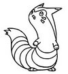 Furret Coloring Pages
