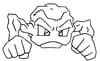 Geodude Coloring Pages