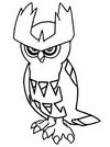 Noctowl Coloring Pages