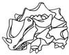 Rhyhorn Coloring Pages