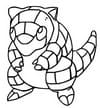 Sandshrew Coloring Pages