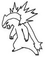 Typhlosion Coloring Pages