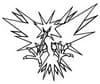 Zapdos Coloring Pages