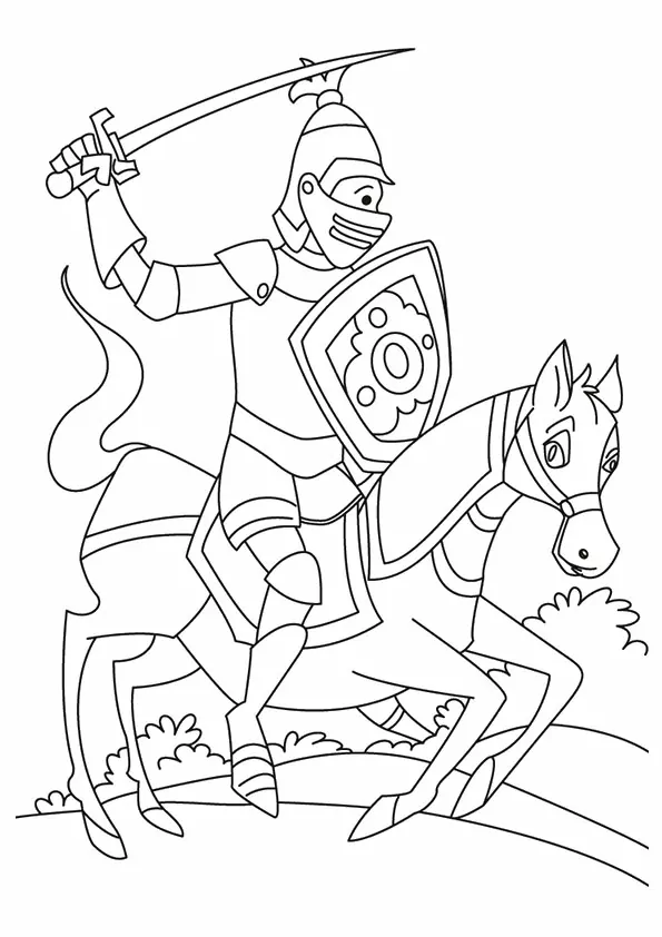 Knight On A Horse