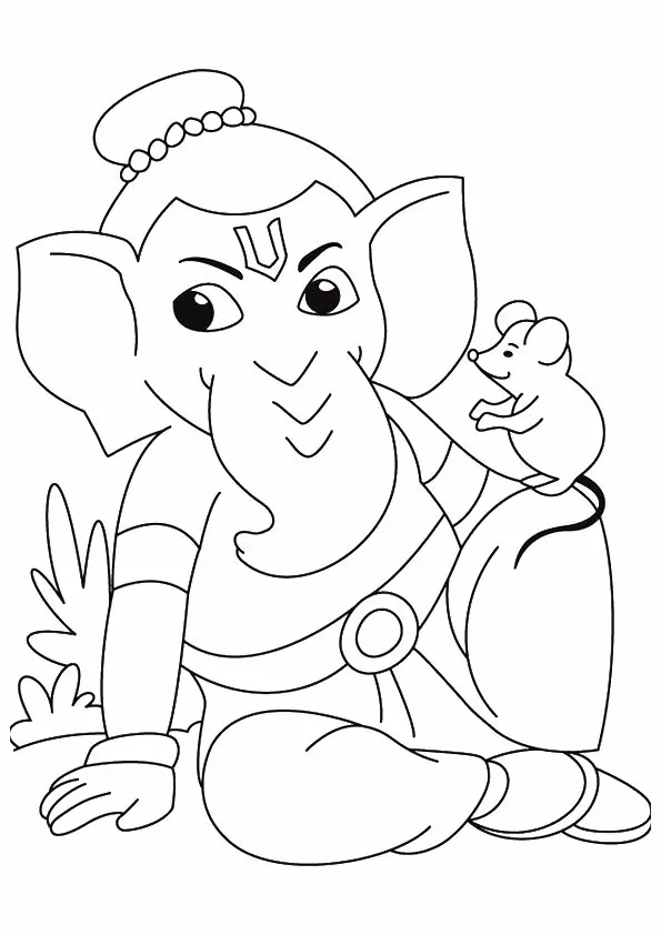 Ganesha mit Maus