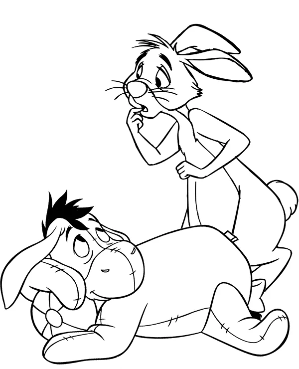 Eeyore und Rabbit