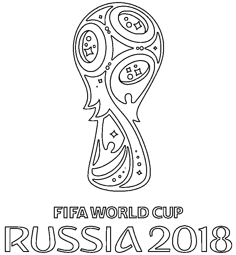 Offizielles Logo der Fußballweltmeisterschaft 2018
