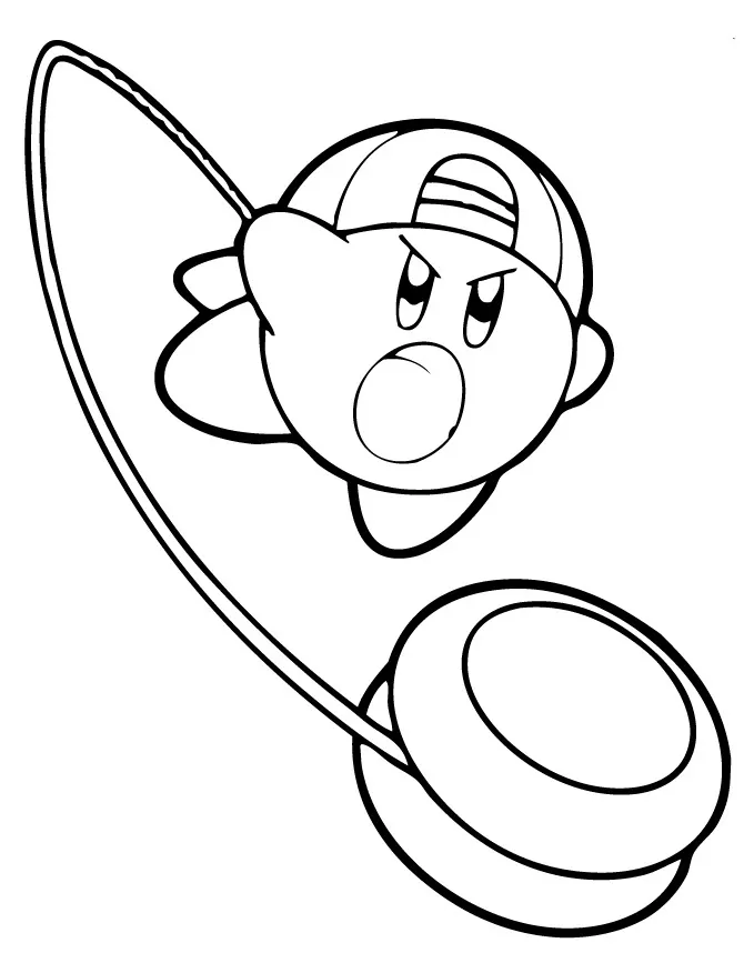 Kirby spielt Jojo