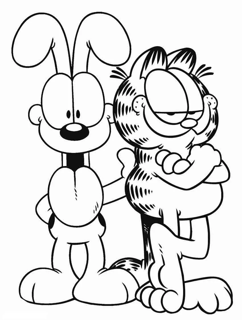 Garfield und Odie
