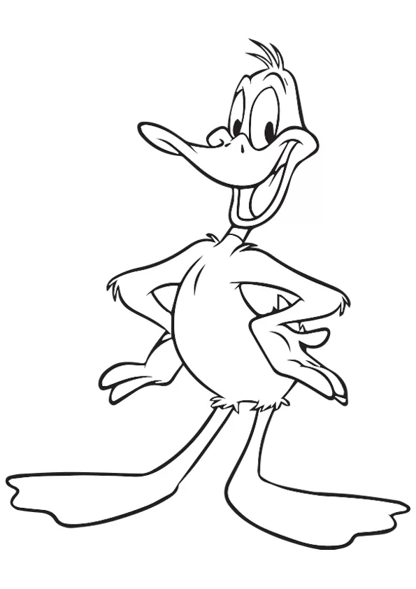 Glückliche Daffy-Ente