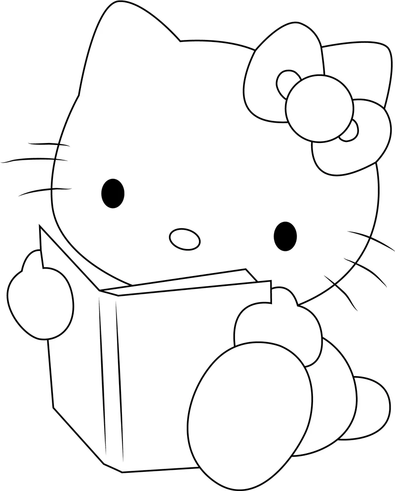Hello Kitty Reading Book