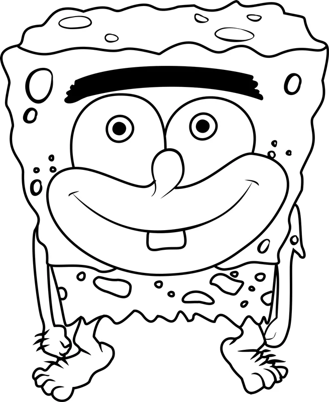 SpongeGar lächelt