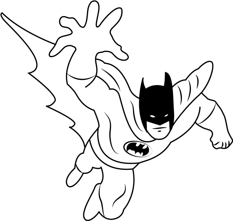Batman fliegt