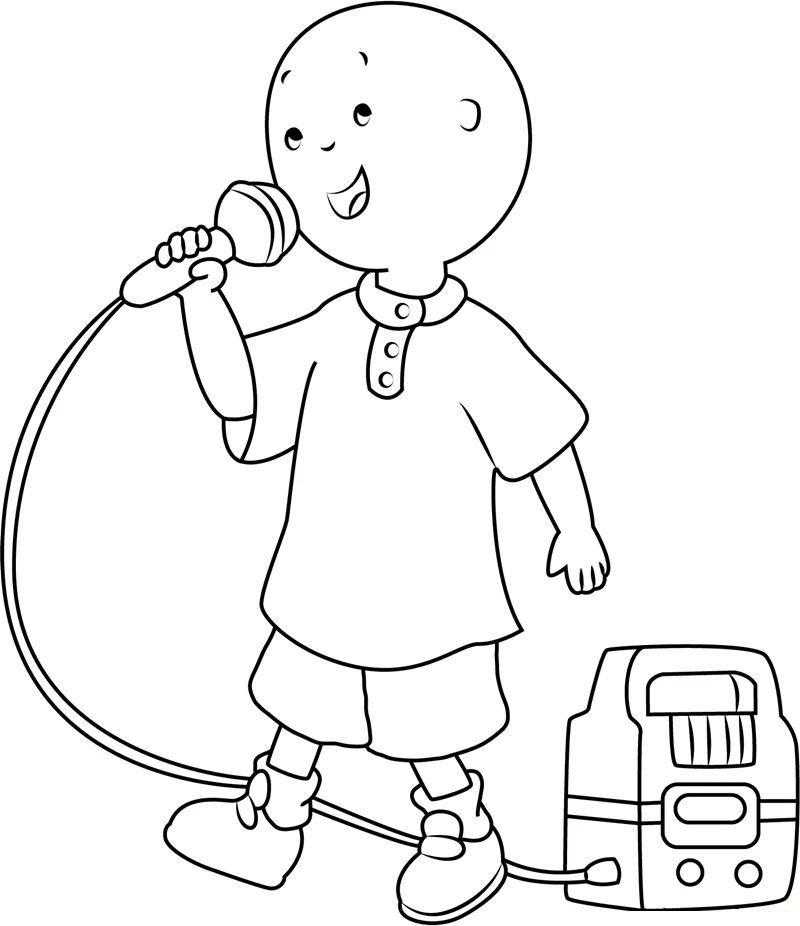 Caillou Is Singing