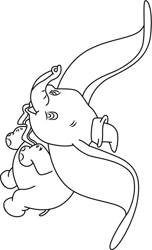 Happy Dumbo Flying